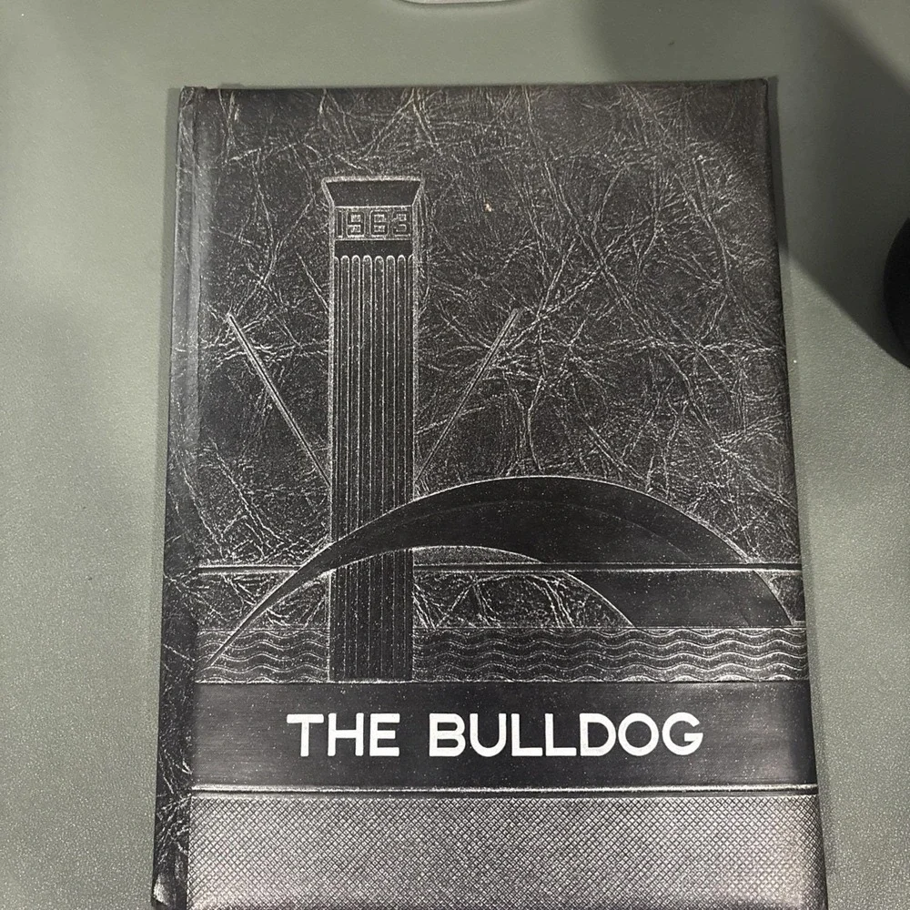Vintage 1963 Salem High School Nebraska Yearbook The Bulldog Hardcover Annual